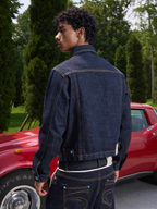 S45 Turquoise Button Denim Jacket