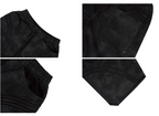 Labt Curved Design Washed Shorts
