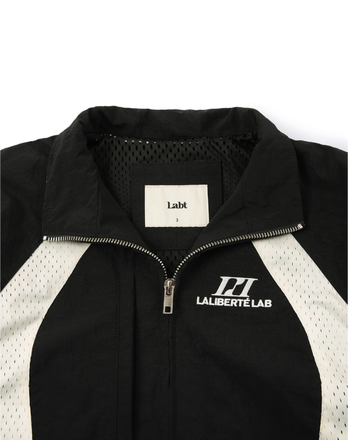 Labt Contrast Stitch Nylon Track Jacket