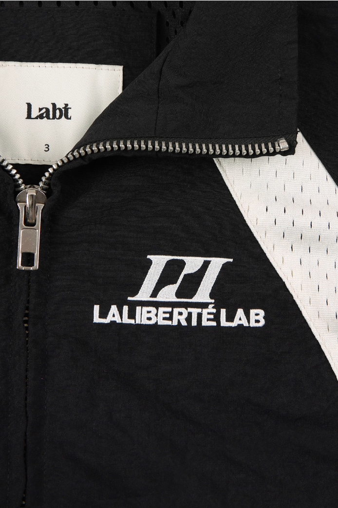 Labt Contrast Stitch Nylon Track Jacket