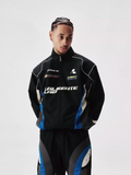 Labt Racing Colorblock Nylon Track Jacket