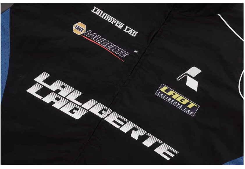 Labt Racing Colorblock Nylon Track Jacket