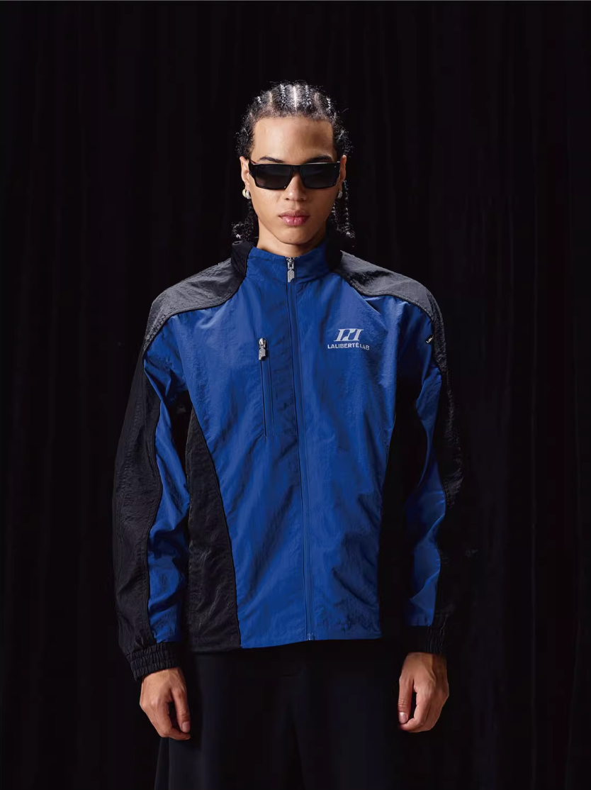 Labt Structured Colorblock Windproof Nylon Shell Jacket