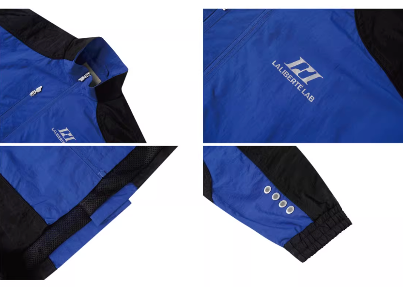 Labt Structured Colorblock Windproof Nylon Shell Jacket