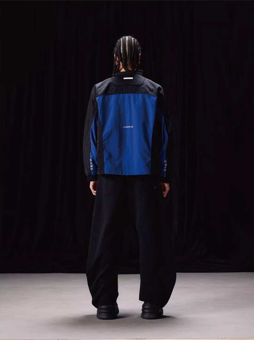 Labt Structured Colorblock Windproof Nylon Shell Jacket