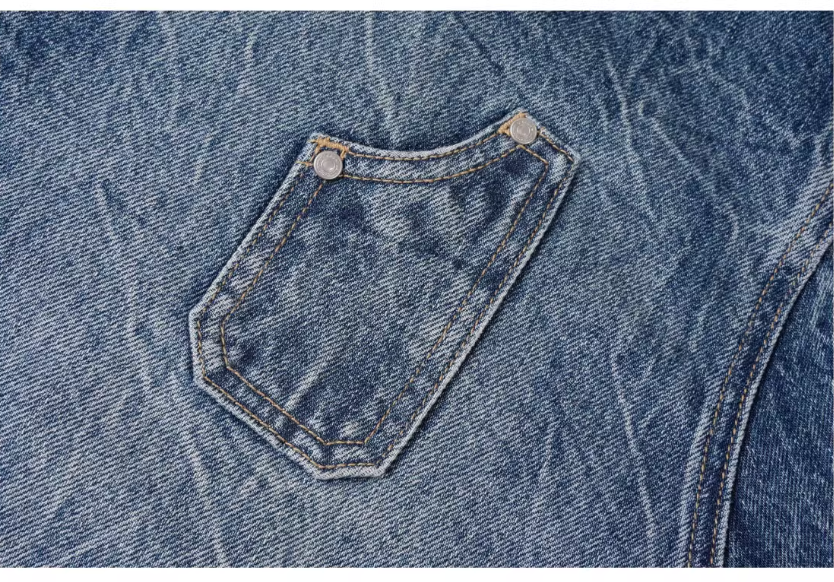 Labt Lightning Grain Washed Denim Jacket