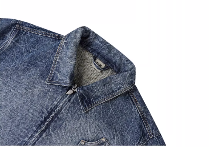Labt Lightning Grain Washed Denim Jacket