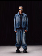 Labt Lightning Grain Washed Denim Jacket