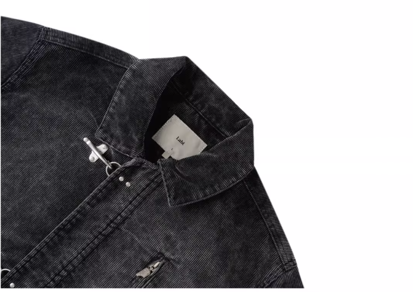 Labt Metal Snap Corduroy Work Jacket