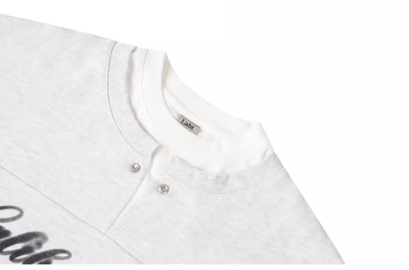 Labt Vintage Print Layered Sweatshirt