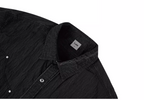 Labt Distressed Wash Pocket Short Sleeve Shirt