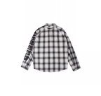 Labt Western Plaid Patch Embroidered Long Sleeve Shirt