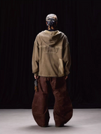 Labt Distressed Zip Up Hoodie