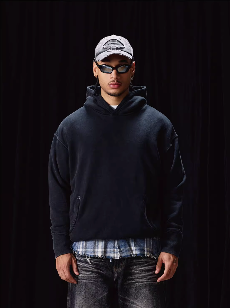 Labt Western Patch Embroidered Hoodie