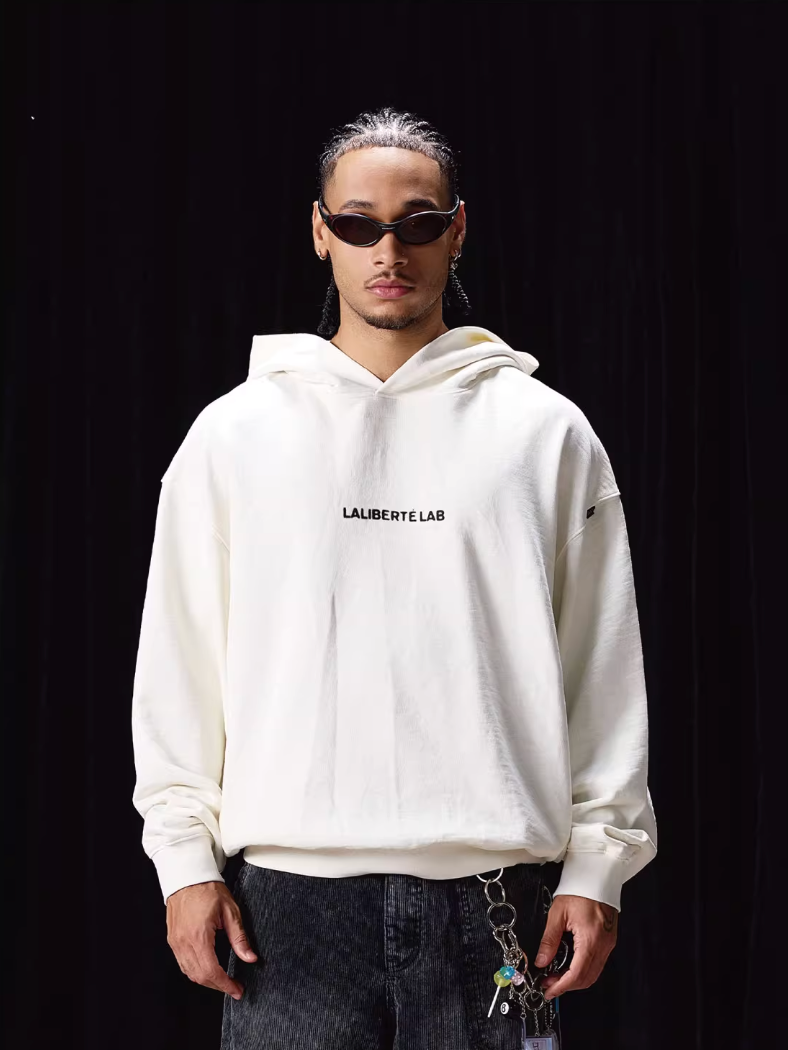 Labt Unreal Font Print Hoodie