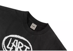 Labt Cracked Print Spray Dirty Washed Faded Tee