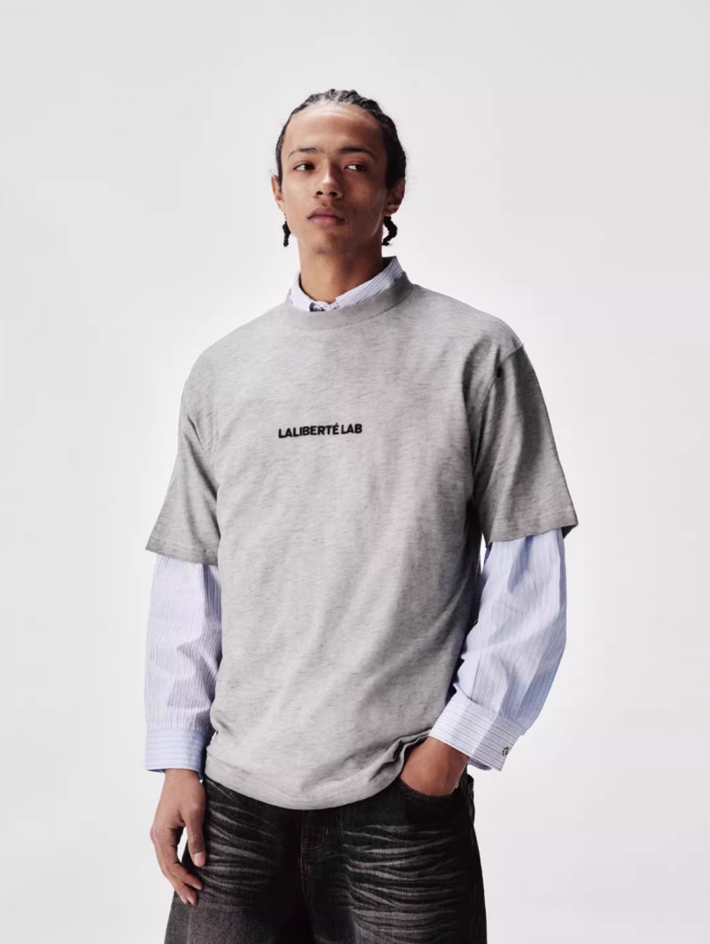 Labt Gradation Print Heather Tee