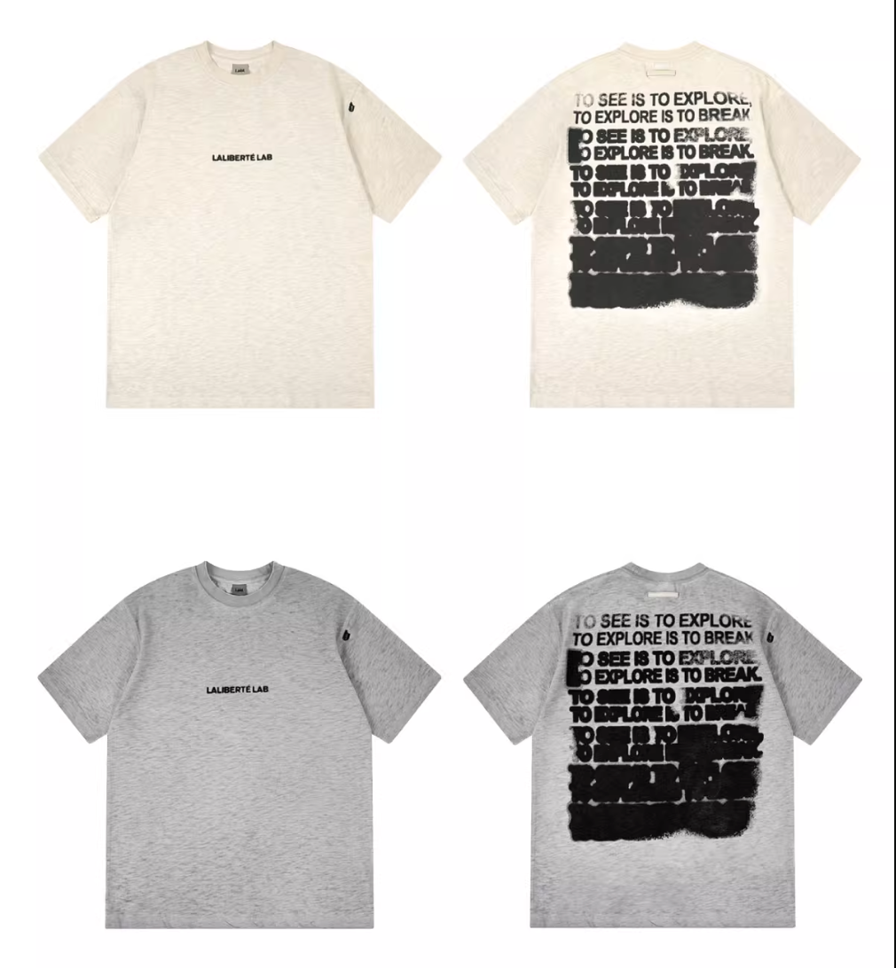 Labt Gradation Print Heather Tee