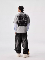 Labt Gradation Print Heather Tee
