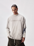 Labt 3D Patch Embroidery Distressed Tee
