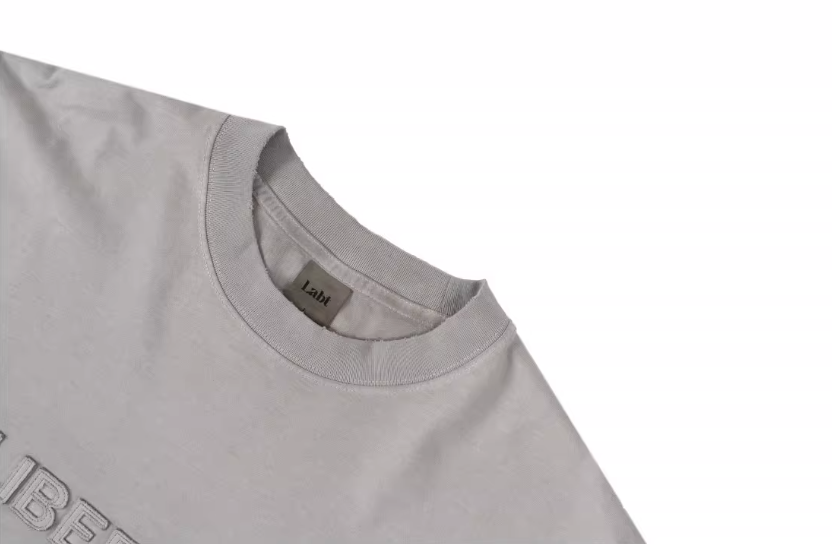 Labt 3D Patch Embroidery Distressed Tee
