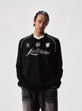 Labt Emblem Patch Mesh Long Sleeve Soccer Jersey