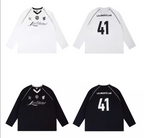 Labt Emblem Patch Mesh Long Sleeve Soccer Jersey
