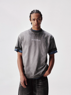 Labt Glitter Splash Ink Wash Faded Tee