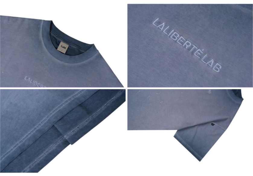 Labt Glitter Splash Ink Wash Faded Tee