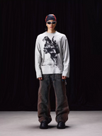 Labt Western Cowboy Print Long Sleeve Tee