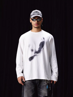 Labt Distressed Raglan Long Sleeve Tee