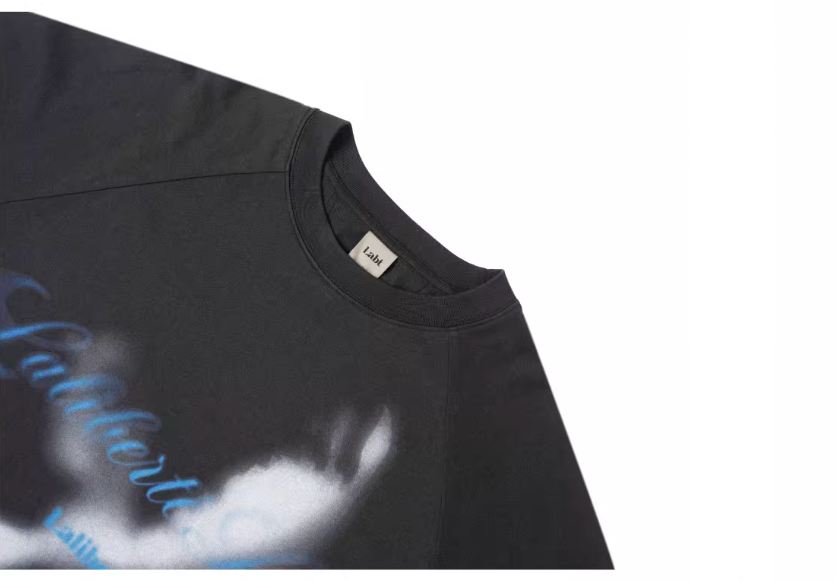 Labt Distressed Raglan Long Sleeve Tee