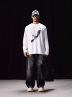 Labt Distressed Raglan Long Sleeve Tee