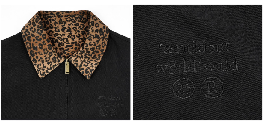 ANTIDOTE Leopard Reversible Detroit Jacket