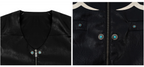 ANTIDOTE Turquoise Studded Western PU Leather Biker Vest