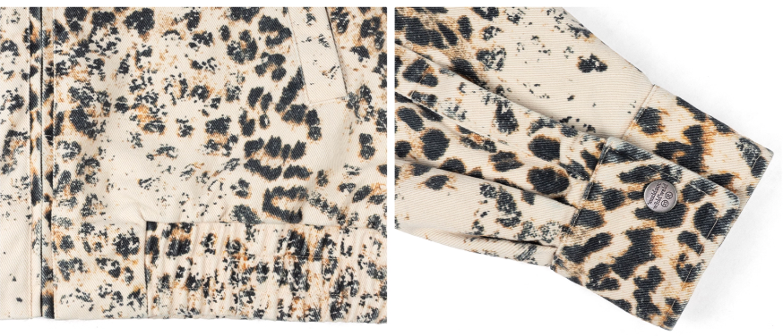 ANTIDOTE Leopard Washed Work Jacket