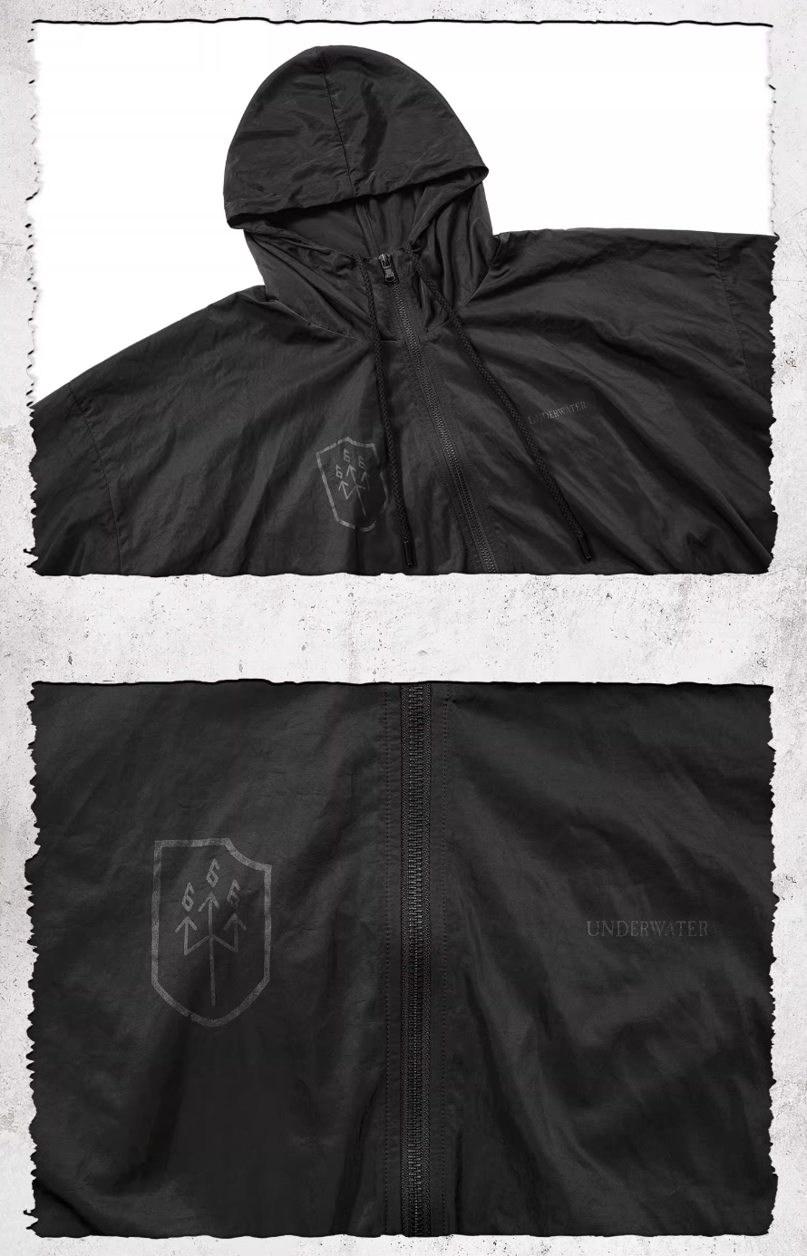 UNDERWATER Lightweight Hooded Track Jacket