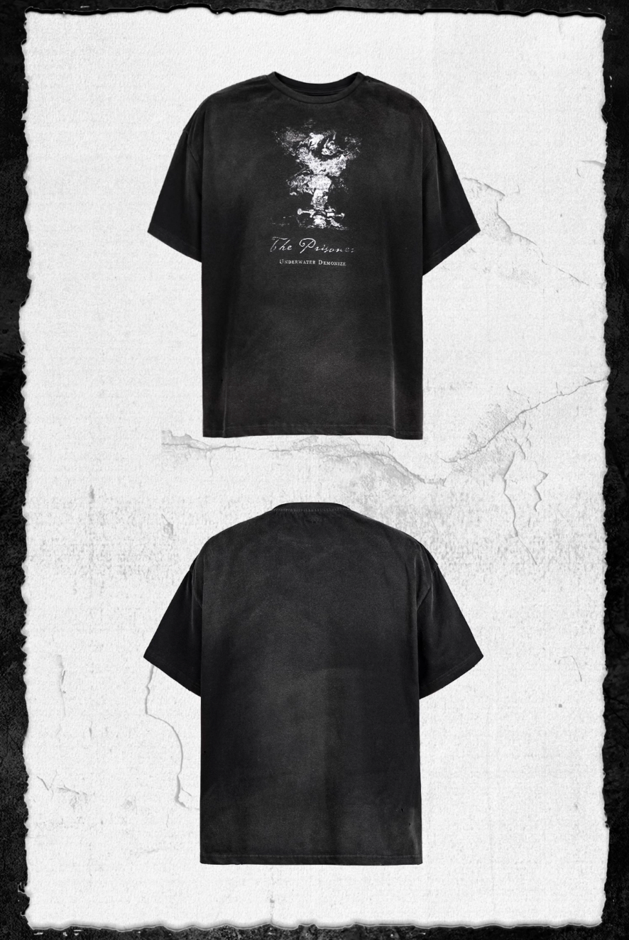 UNDERWATER The Prisoner Washed Distressed Tee