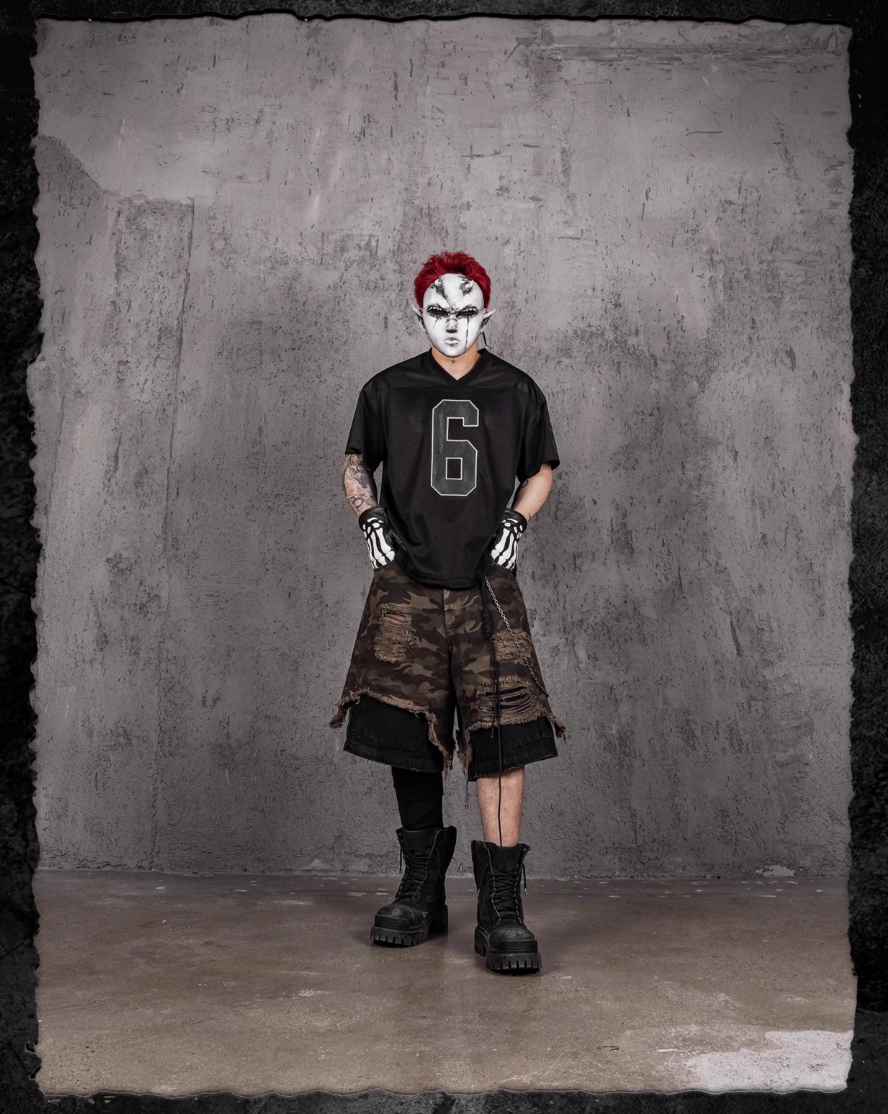 UNDERWATER Demon Emblem Mesh Hockey Jersey