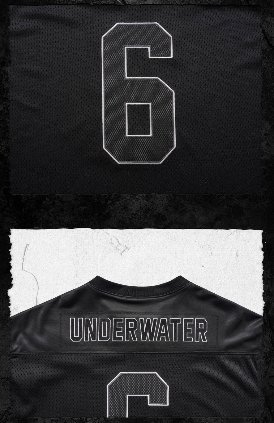 UNDERWATER Demon Emblem Mesh Hockey Jersey
