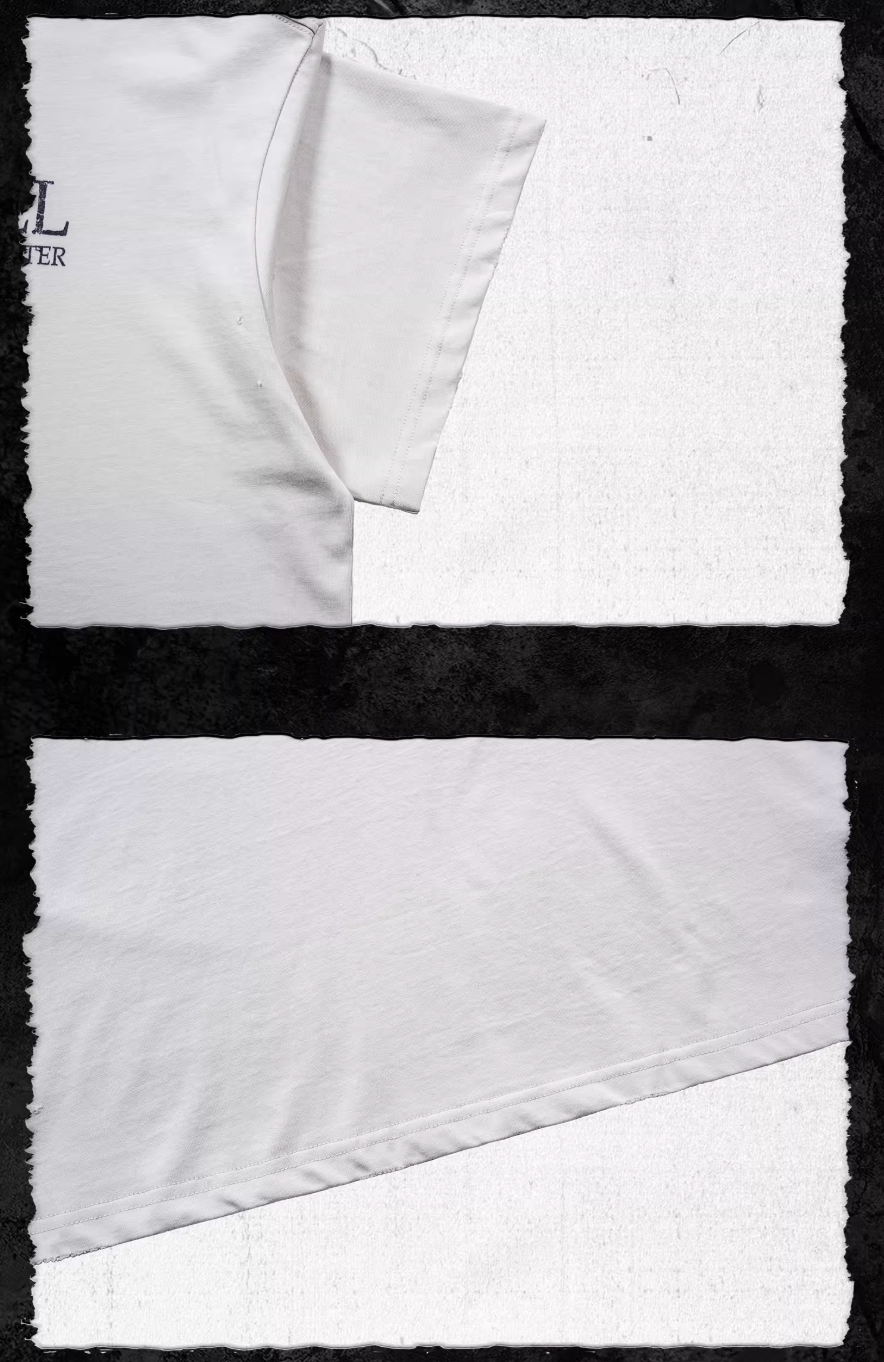 UNDERWATER Fallen Angel Print Distressed Tee