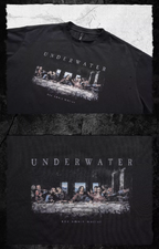 UNDERWATER Last Supper Vintage Graphic Tee