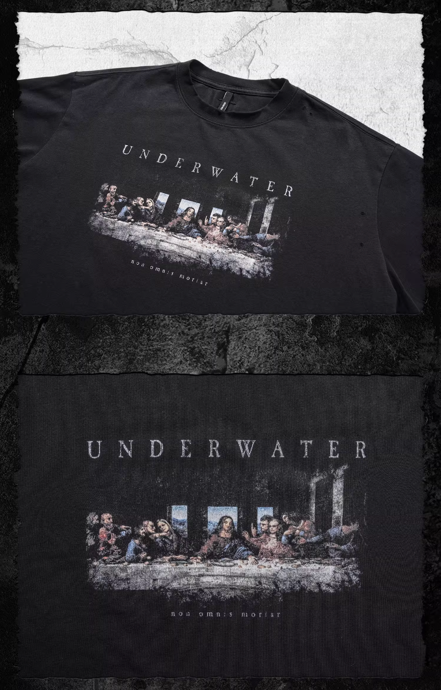 UNDERWATER Last Supper Vintage Graphic Tee