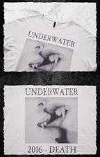 UNDERWATER Devils Kiss Vintage Print Long Sleeve Tee