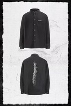 UNDERWATER Backbone Print Long Sleeve Shirt