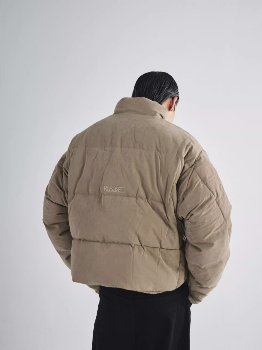 RUSURE Brushed Short Down Jacket