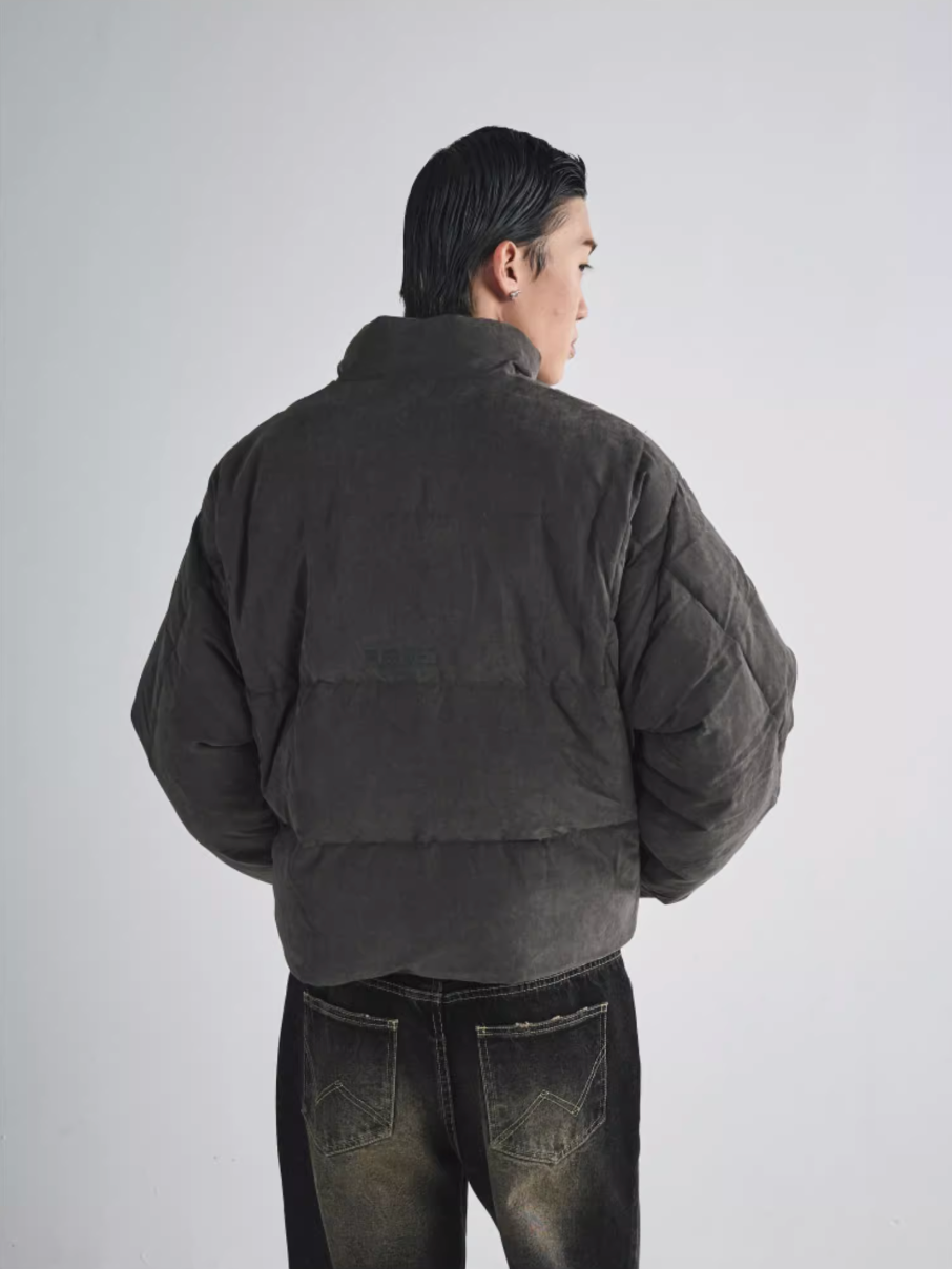 RUSURE Brushed Short Down Jacket