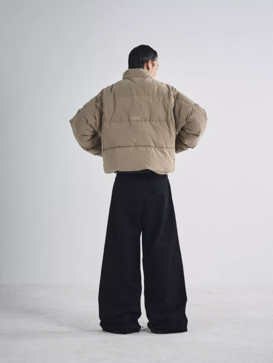 RUSURE Brushed Short Down Jacket