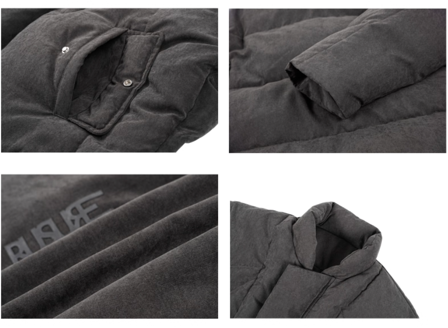 RUSURE Brushed Short Down Jacket