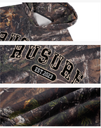 RUSURE Tree Camouflage Logo Patch Embroidered Hoodie